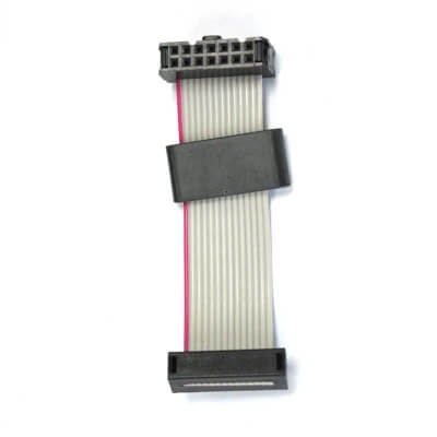 14-poliges Flachbandkabel mit 2,54 mm Raster, IDC auf Dual in-line package (DIP)